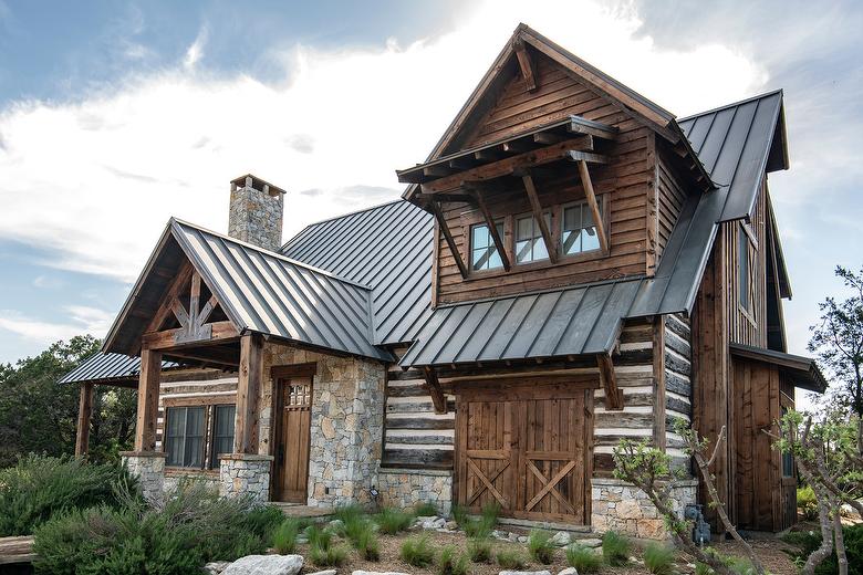 Hand-Hewn Skins, Harbor Fir Timbers and Lumber, and Antique Gray Barnwood