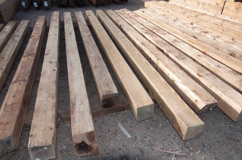 6 x 6 x various.  Pressure washed.  Ready to ship upon approval.