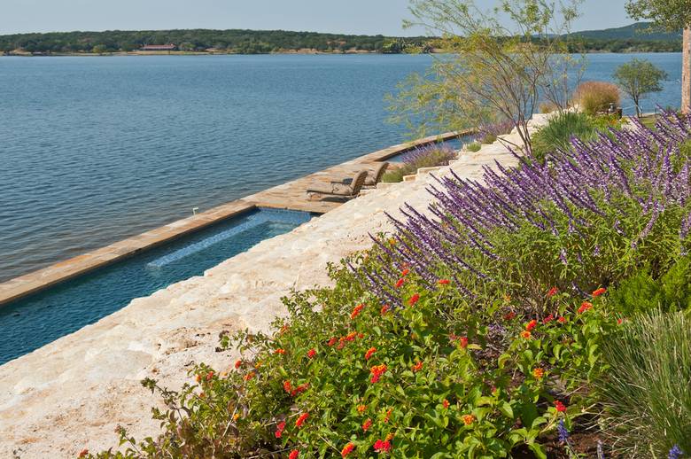 Hand Hewn Skins and Timbers in Texas Residence