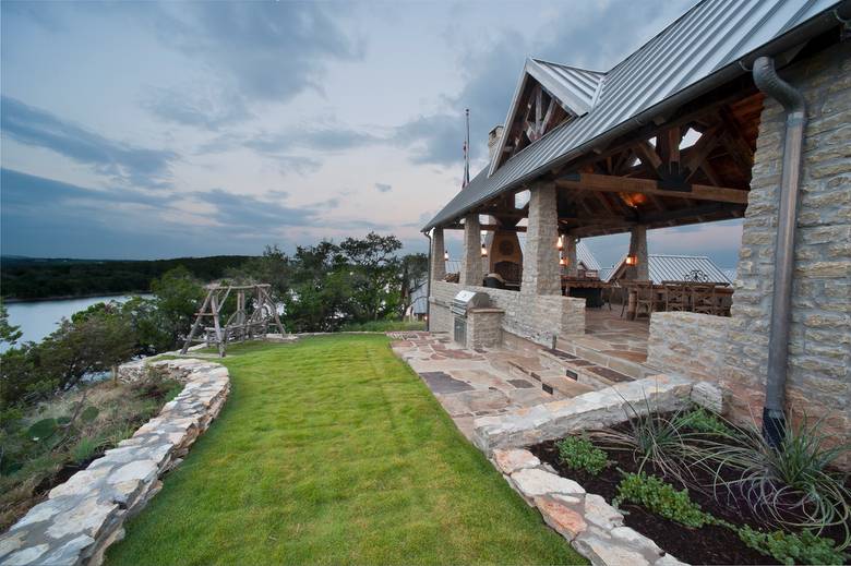 Hand Hewn Timbers and Barnwood in Pavilion