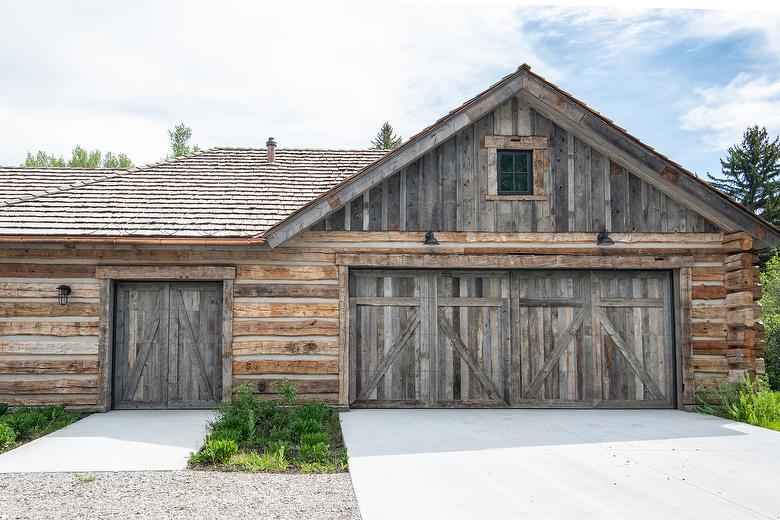 2" Hand-Hewn Skins and Tails and Antique Gray Barnwood