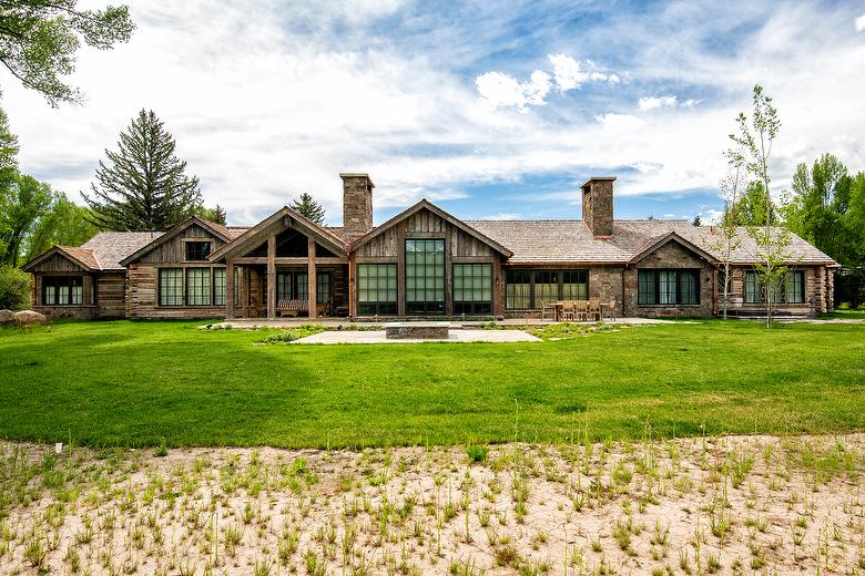 2" Hand-Hewn Skins and Tails, WeatheredBlend Timbers, Antique Gray Barnwood, and Hand-Hewn Timber Trim