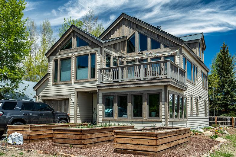 NatureAged Lumber (Window Trim) and NatureAged Board-and-Bat Siding