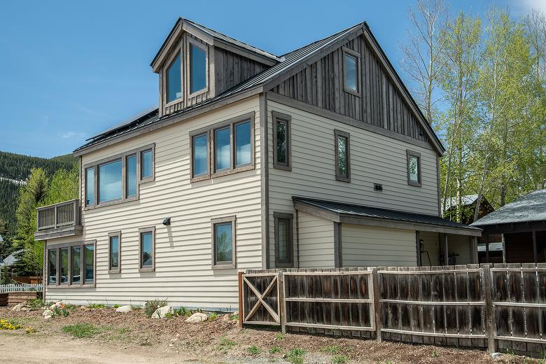 NatureAged Lumber (Window Trim) and NatureAged Board-and-Bat Siding