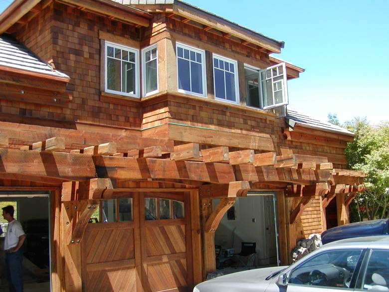 Circlesawn TWII Timbers / Garage Timber Structure