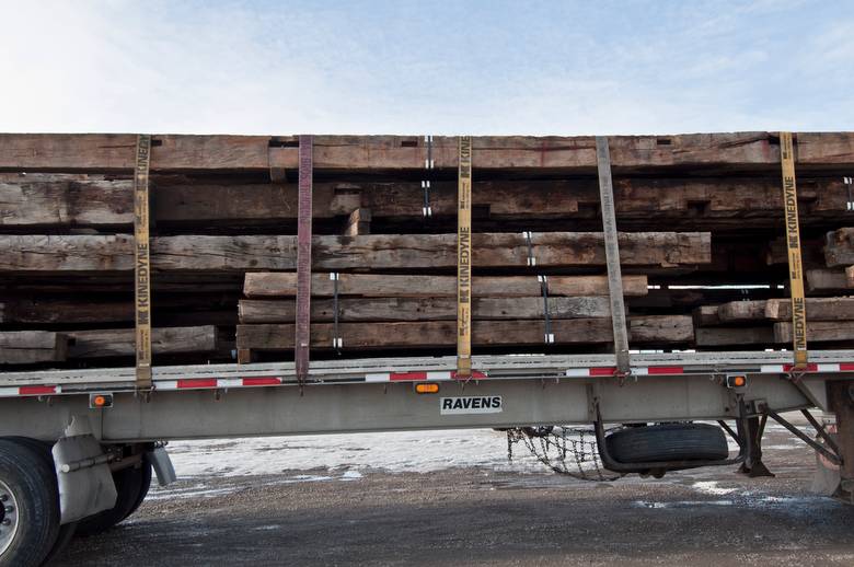 Hand-Hewn Oak Timbers