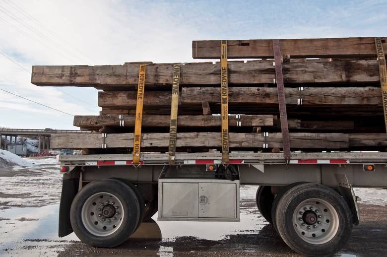 Hand-Hewn Oak Timbers