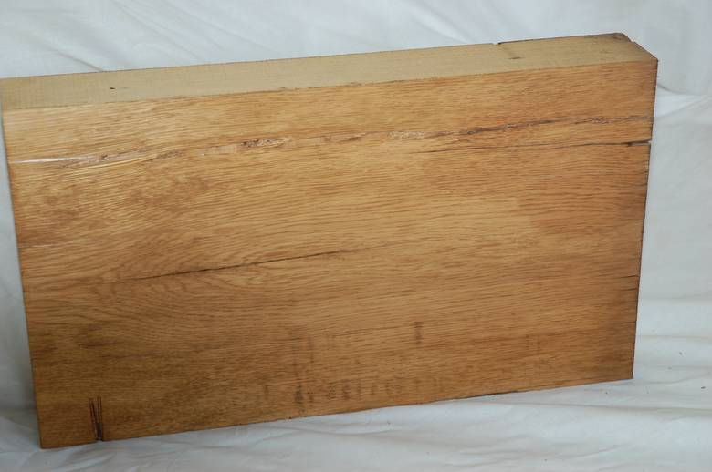 Sanded Oak Sample - Teak/Dark Brown