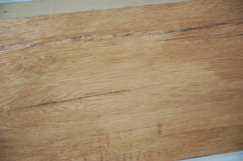 Sanded Oak Sample - Teak/Dark Brown