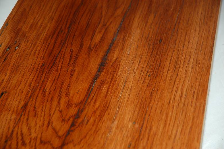 Sanded Oak Sample - Teak/Dark Brown