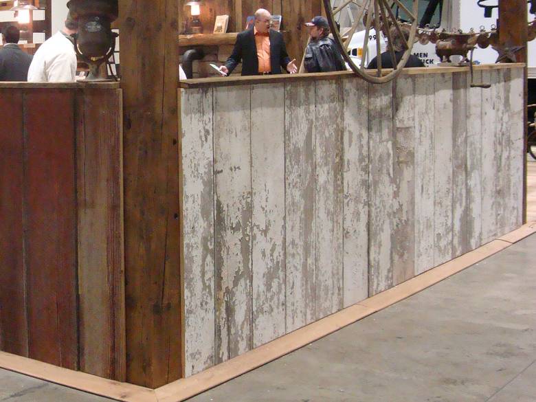 White and red barnwood