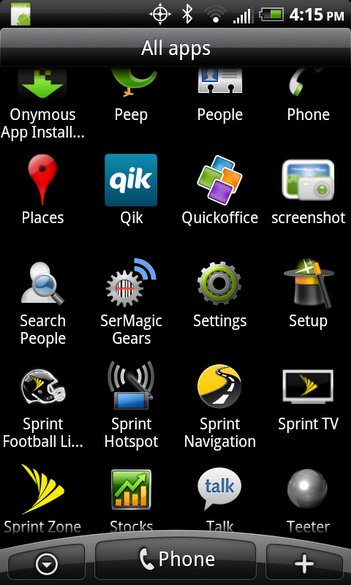 SerMagicGears (SerialMagic Gears) app in the all apps screen