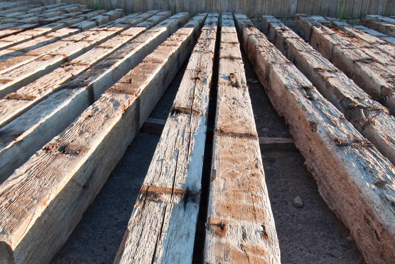 10x12x20-34' Willamette Weathered DF Timbers