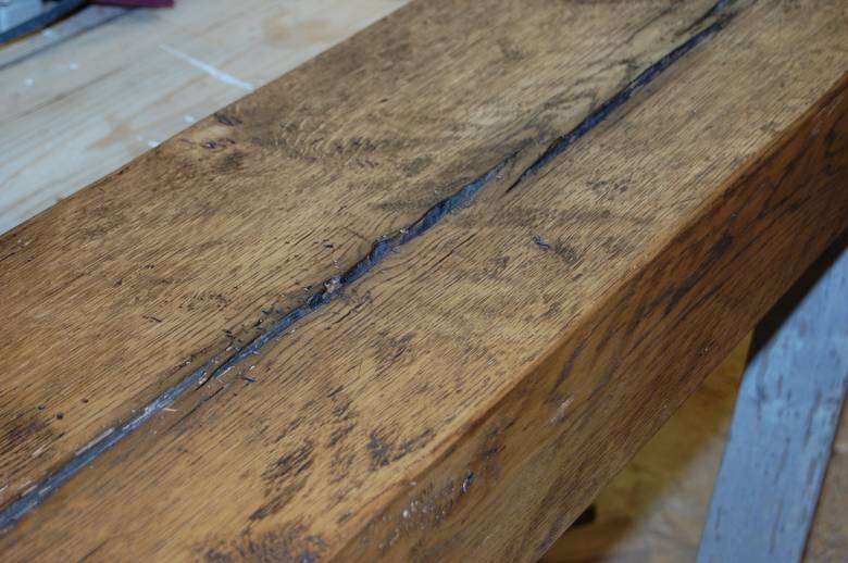 6x12x6 Oak Mantel