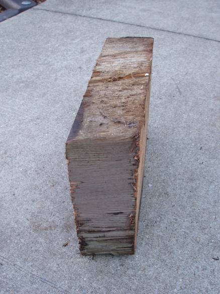 8 x 12 Pickle Timber / Nicely weathered on all four sides