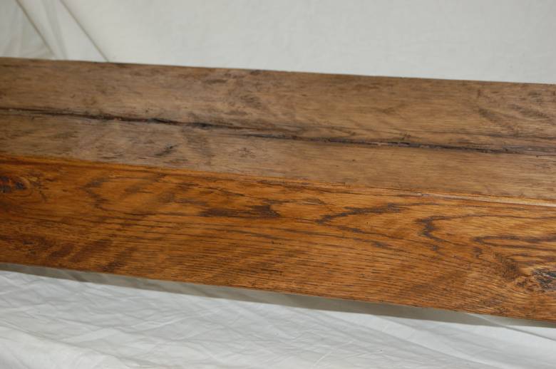 6x12x6' - Oak Hand-Tooled Mantel