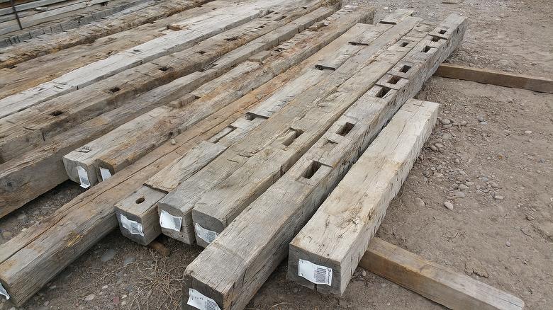 Hand-Hewn Oak Timber Order