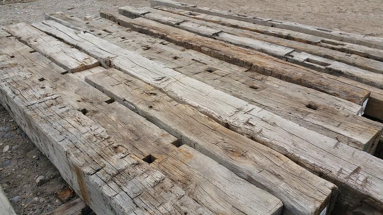 Hand-Hewn Oak Timber Order