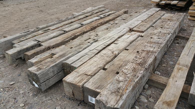 Hand-Hewn Oak Timber Order