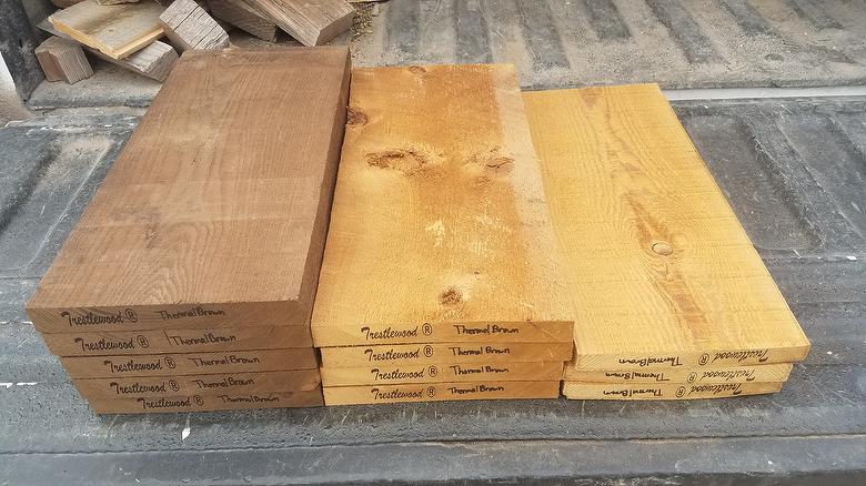 ThermalBrown Lumber Samples