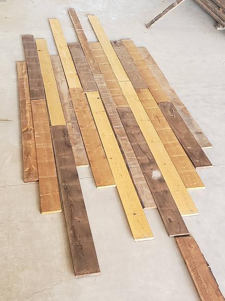 ThermalBrown Lumber (+/- 1/3 Dark / 1/3 Medium / 1/3 Light)