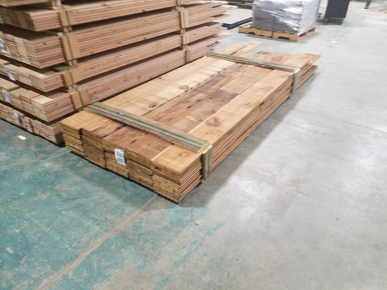 8.5" ThermalBrown Shiplap Lumber