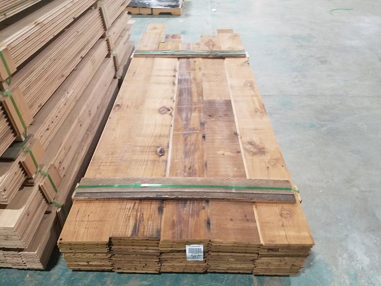 8.5" ThermalBrown Shiplap Lumber