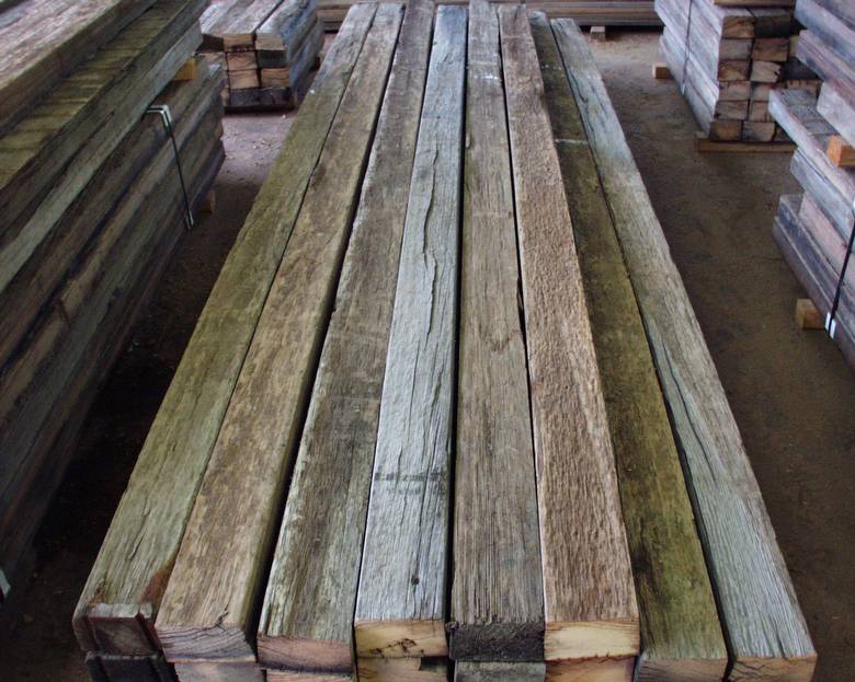 4 x 6 Weathered Timbers / Face view