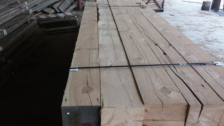 Douglas Fir Band-Sawn Graded (Mostly #2, a few #1) Timbers