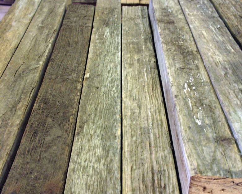 4 x 6 Weathered Timbers / Face view