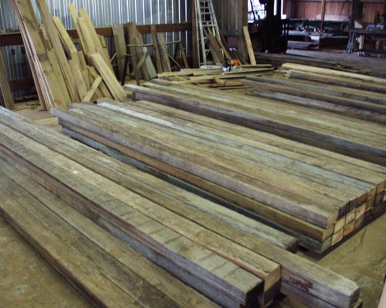 4 x 6 Weathered Timbers / Face and end view