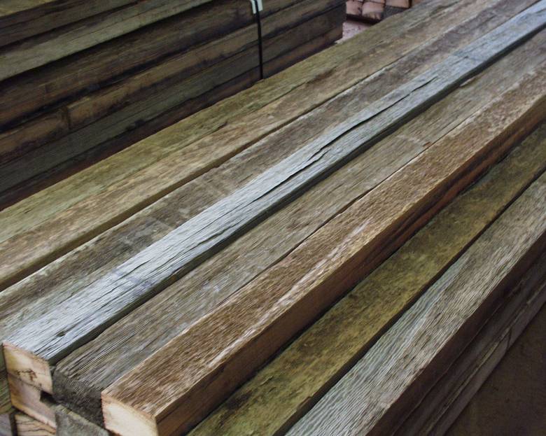 4 x 6 Weathered Timbers / Face view