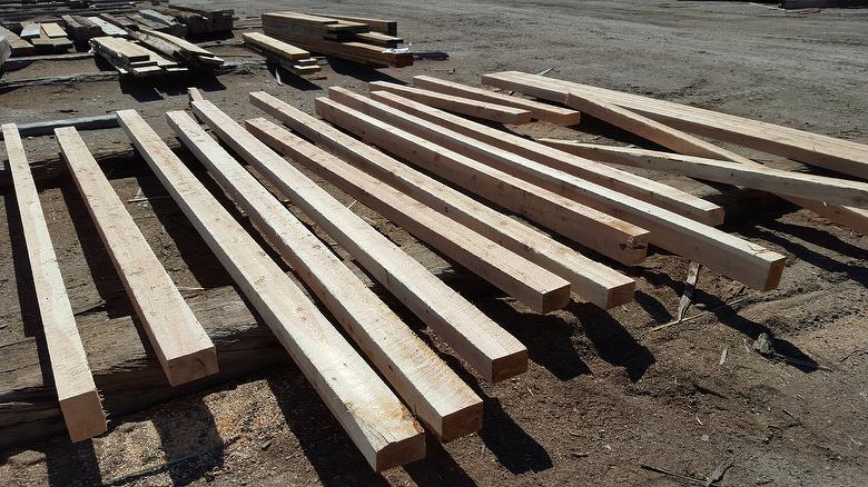 DF Rustic Circle-Sawn Timbers for Order