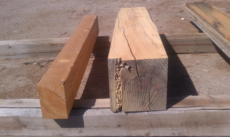 DF Rustic Circle-Sawn Timbers for Order