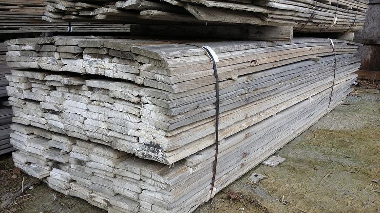 1x6 TWII Salty Fir C-S Resawn Slabs (top layer more weathered than inner layers)