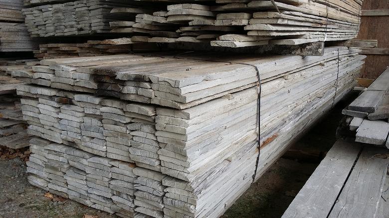 1x6 TWII Salty Fir C-S Resawn Slabs (top layer more weathered than inner layers)