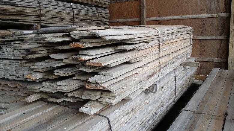 1x6 TWII Salty Fir C-S Resawn Slabs (top layer more weathered than inner layers)