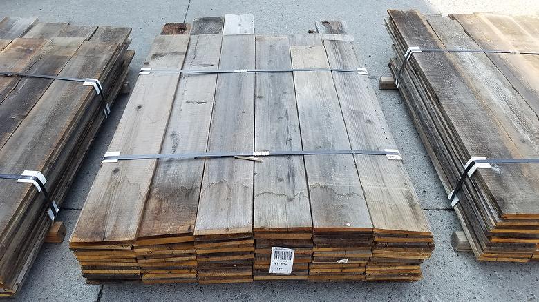 1x8 Antique Redwood Barnwood Lumber