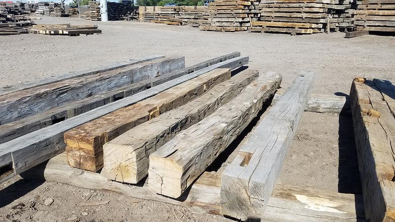 Hand-Hewn Timbers for Order