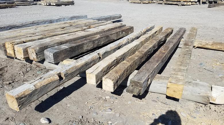 Hand-Hewn Timbers for Order