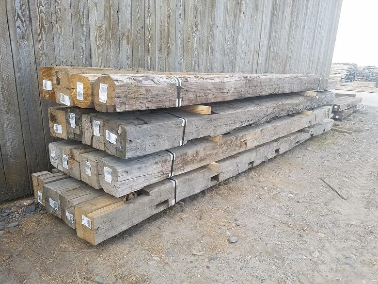 Hand-Hewn Timbers for Order