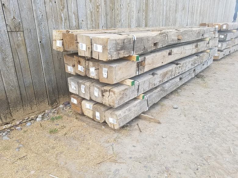 Hand-Hewn Timbers for Order