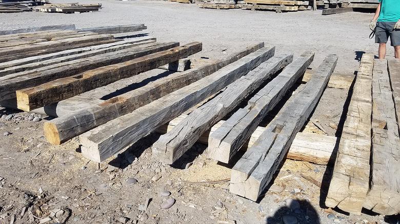 Hand-Hewn Timbers for Order