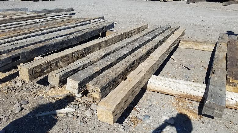 Hand-Hewn Timbers for Order