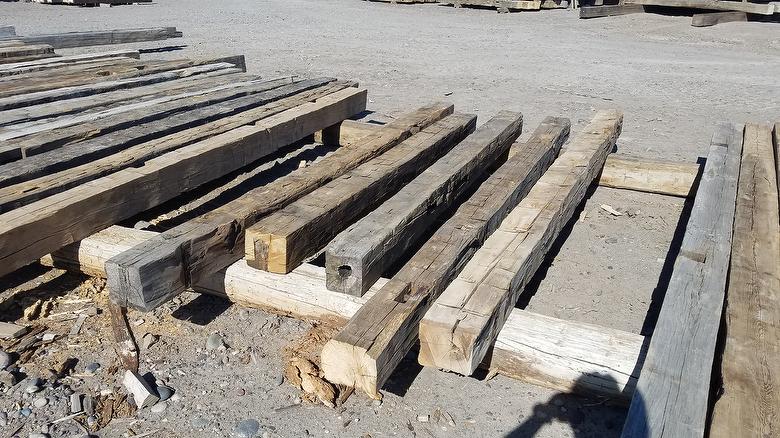 Hand-Hewn Timbers for Order