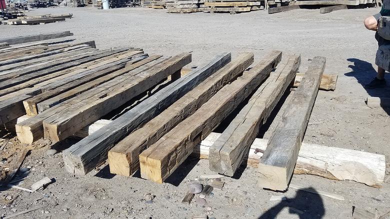Hand-Hewn Timbers for Order