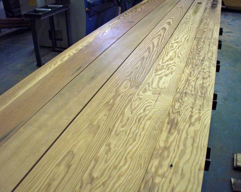 Picklewood planed all 4 sides / Face view