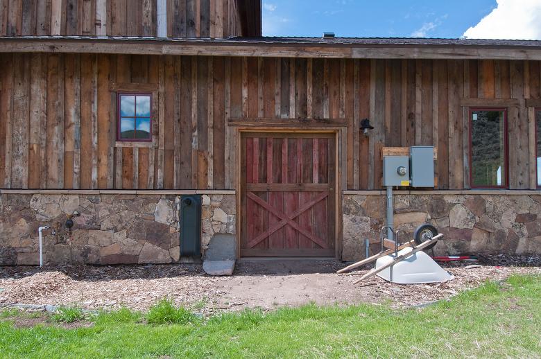 Antique Brown Board-and-Bat Siding