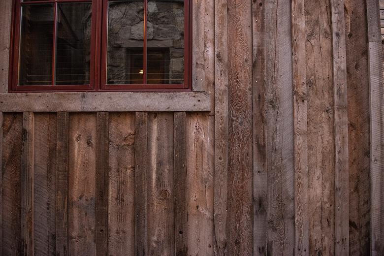 Antique Brown Board-and-Bat Siding