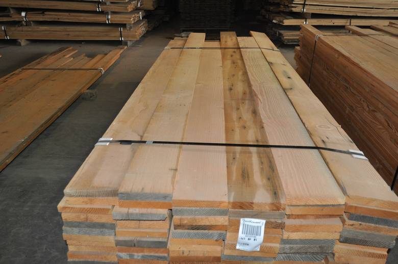 1x7 DF Band-Sawn KD Lumber 